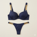 Obsidian Charm Bra Set